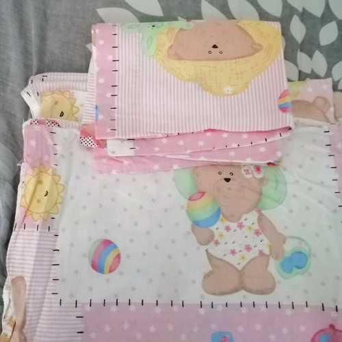 Baby bedding with pillowcase used