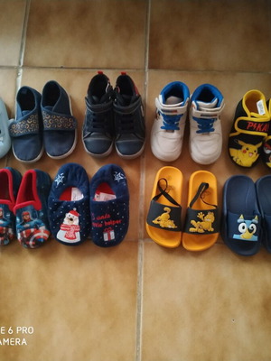 Boys' shoes used, pack of 11, size 25-26