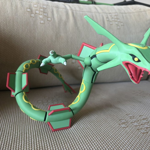 Pokémon Rayquaza figure, dragon flying type
