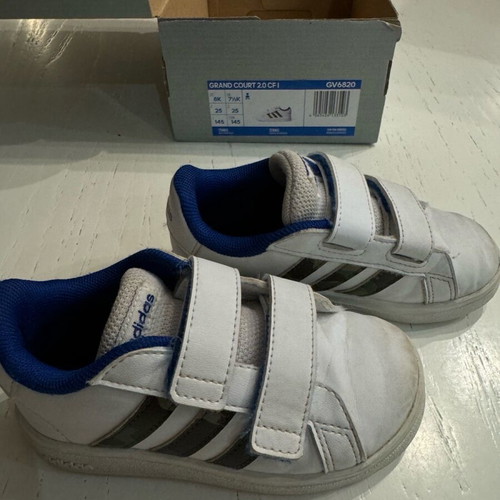Adidas Grand Court kids sneakers No 25 like new, white