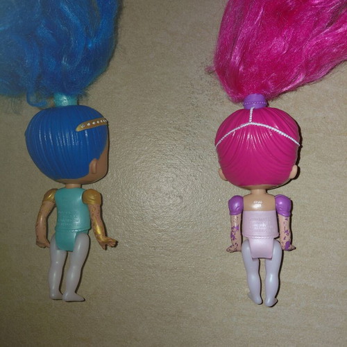 Dolls used, pack of 4 pieces