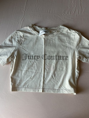 Juicy Couture crop t shirt like new, beige, size S