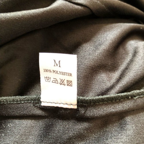 One-piece leather bell dress new, size M, black