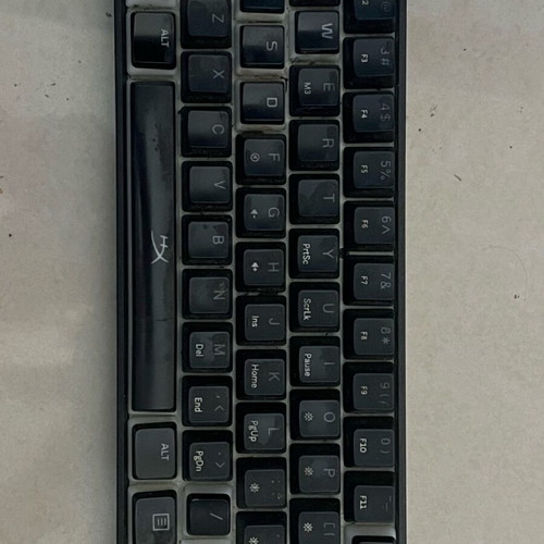 HK Gaming GK61 Μηχανικό Πληκτρολόγιο 60% μεταχειρισμένο με Optical Yellow και RGB