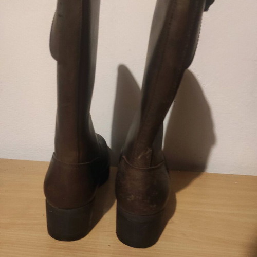 Wehrmacht brown leather biker boots like new