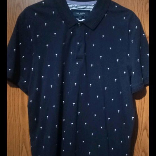 Ted Baker London Polo Shirt no 3 like new, blue, size L