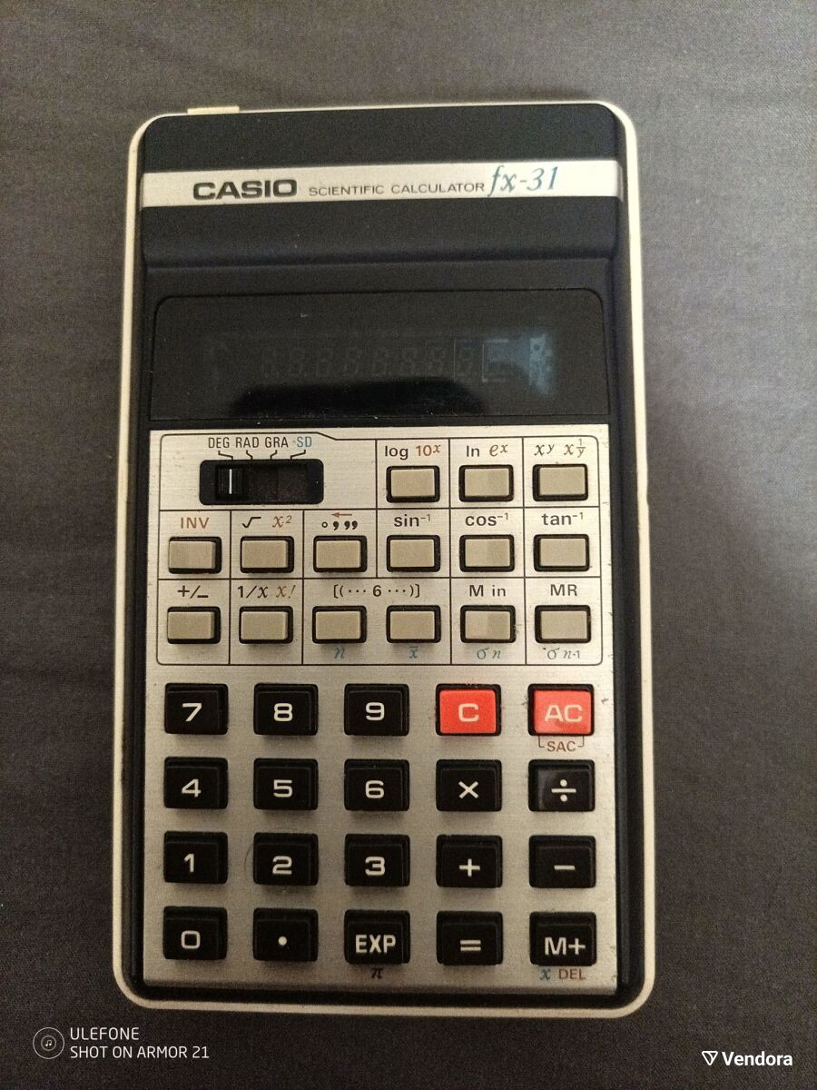Casio fx-31 calculator used, original… - € 20,00 - Vendora.cy