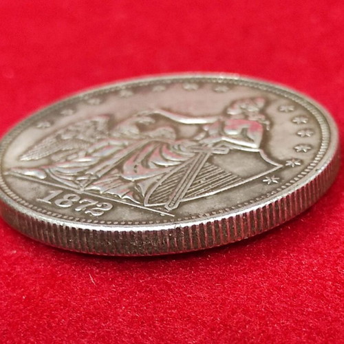 American Half Dollar 1872 used