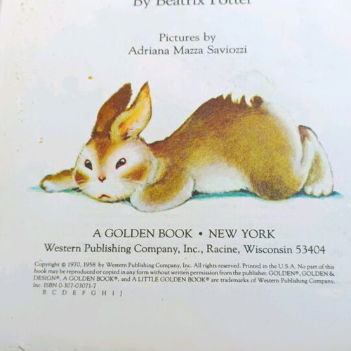 The Tale of Peter Rabbit used, in English