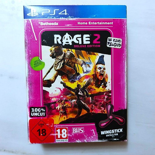 Rage 2 Deluxe Edition like new with steelbook and Wingstick