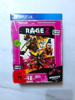 Rage 2 Deluxe Edition like new with steelbook and Wingstick