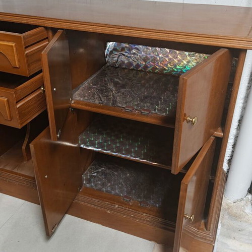 Entrance furniture used, wooden, heavy