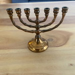 Bronze candlestick like new, height 9 cm