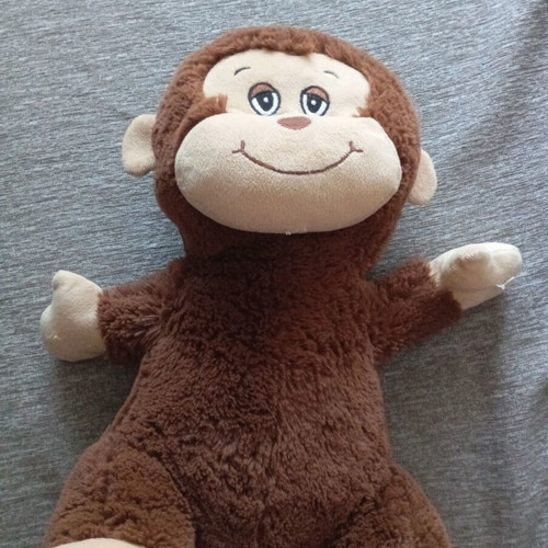 Jumbo plush monkey soft toy