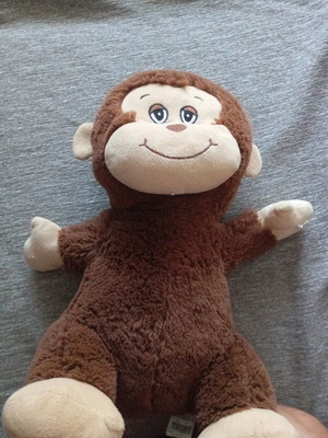 Jumbo plush monkey soft toy