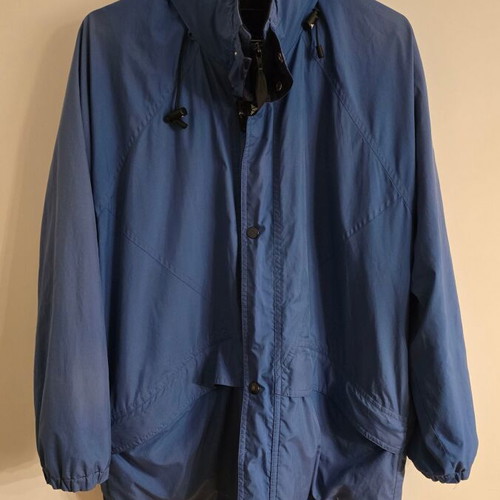Vaude jacket used blue light blue Medium vintage retro 90s 00s