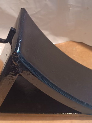 Metal wheel chock for vehicle like new