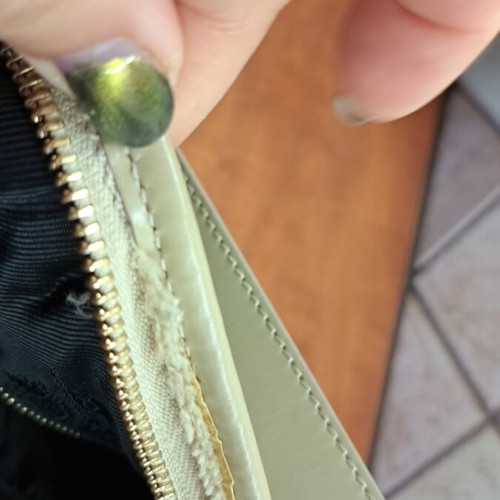 Burberry crossbody bag beige like new, quilted metallic fabric