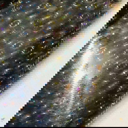 Γυάλινες χάντρες LUMINGZANG No 41 καινούργιες, 1000 τεμ., 1 mm