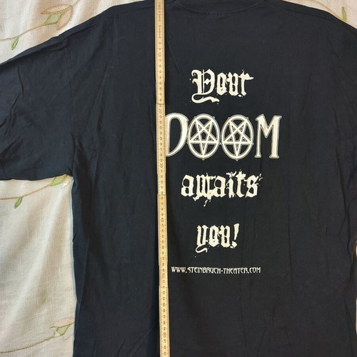 Fruit of the Loom Circle of Doom black T-shirt XL, gothic rock