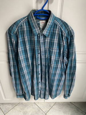 S.Oliver checked shirt size M like new, blue