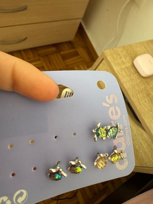 Claire’s turtle earrings like new, multicolored