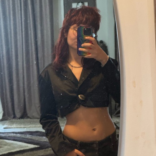 Black satin cropped jacket like new, Italian fashion, size M