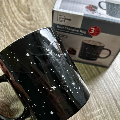 Zodiak Magic Mug with Thermal Constellation Effect, New