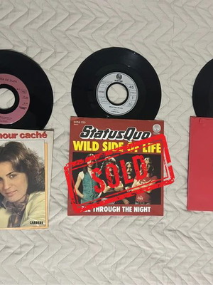 45 RPM vinyl records lot of 14, like new condition