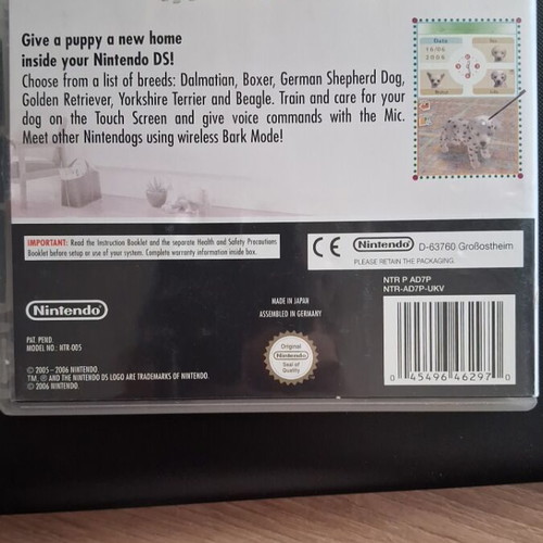 Nintendogs Dalmatian & Friends Nintendo DS game like new