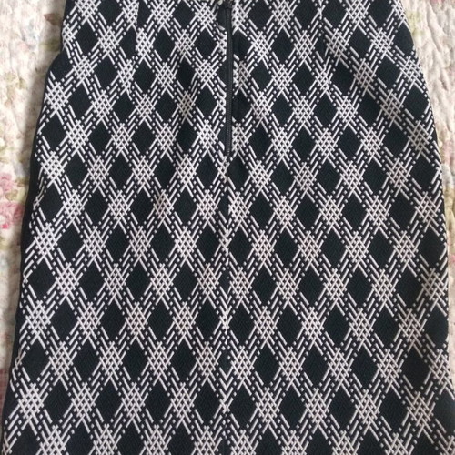 Taifun checked skirt like new, black and white, size S