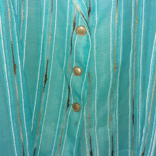 Cinnamon shirt cardigan size 58 like new, multicolor turquoise