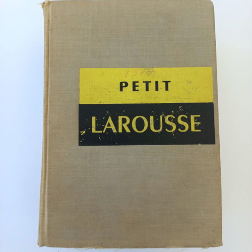 Petit Larousse used encyclopedia 1962, French language