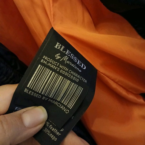 Blessed by Mareiano men's jacket XL like new, waterproof, black orange