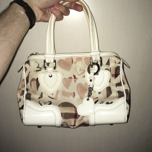 Burberry Women's Shoulder Bag like new, gray and beige