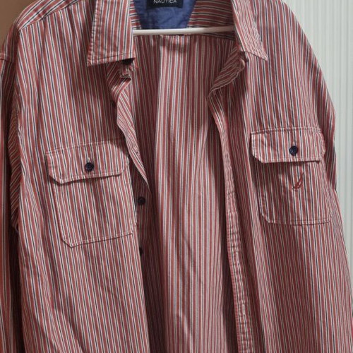 Nautica shirt xl 100% cotton new, multicolor