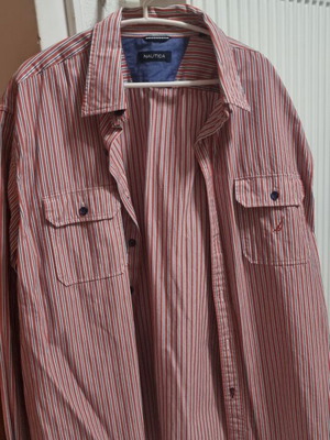 Nautica shirt xl 100% cotton new, multicolor