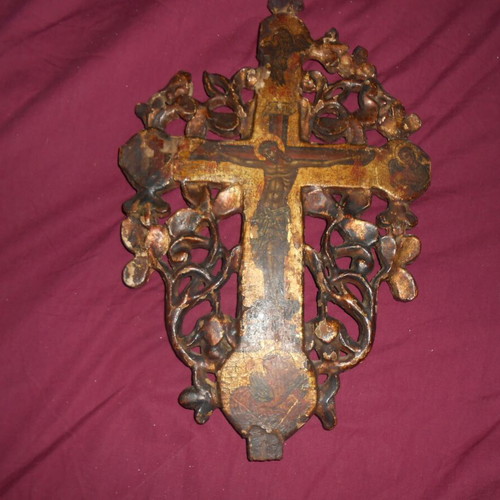Double-sided 18th Century Blessing Cross used with certificate