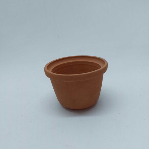 Ceramic flowerpot container used 7x10cm