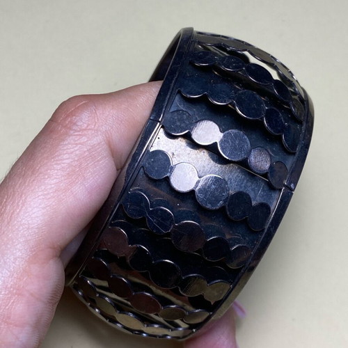 Metal bracelet black used