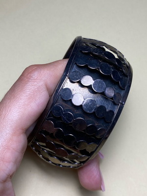 Metal bracelet black used