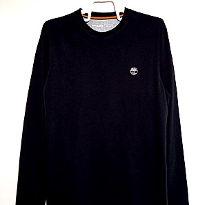 TIMBERLAND Αυθεντική Επώνυμη Ανδρική T-Shirt Μπλούζα Μακρυμάνικη Μαύρη Medium Slim Fit