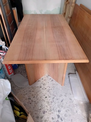 Dining table new with Greek walnut veneer 180x90 cm
