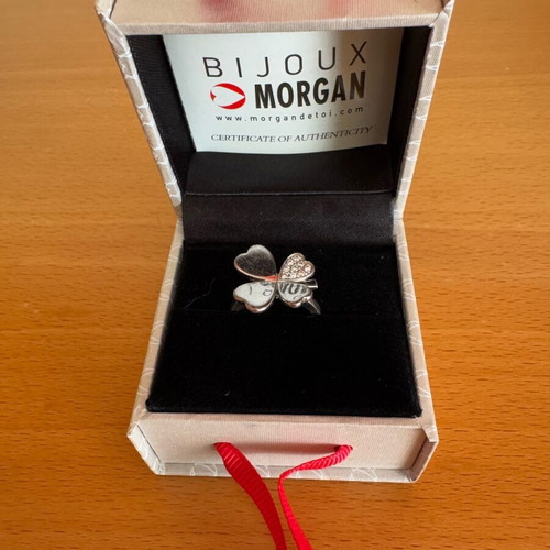 Morgan ring like new, silver with box