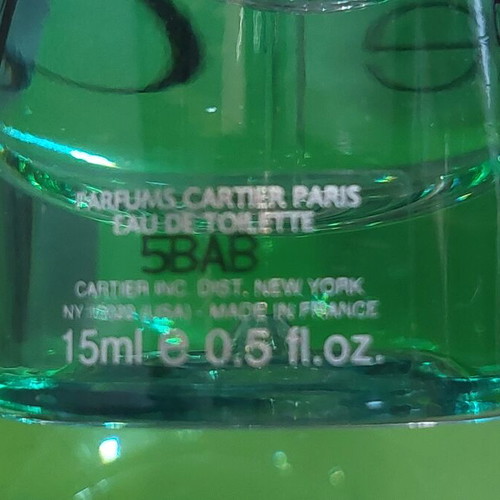Cartier Eau de Cartier Eau de Toilette 15 ml like new