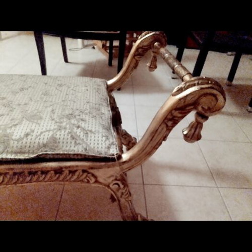 Recliner gold, like new
