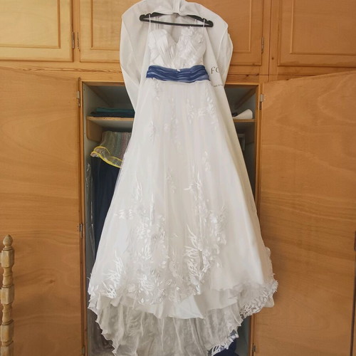vintage cream wedding dresses Buff Cream Wedding Dress| Wedding Gowns L / Cream / Lace