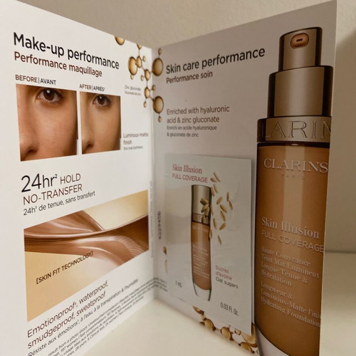 Clarins Skin Illusion Hydrating Foundation new 108W