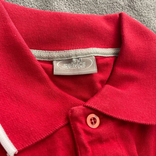 ST.MORITZ Polo Shirt Men XL New Red