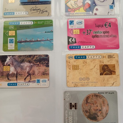 Phone card collection used, 109 vintage 90s-00s, OTE and others